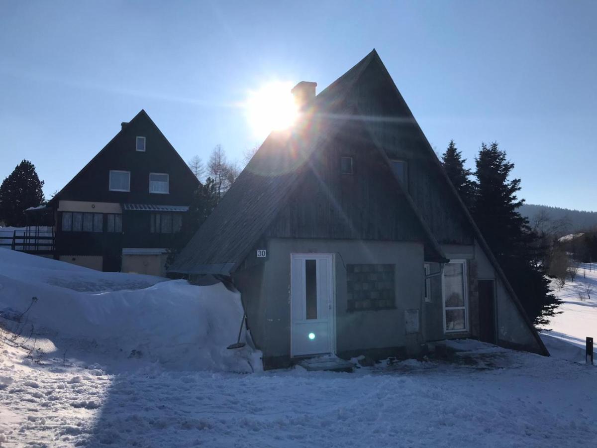 Chaloupka Na Vrsku Villa Loucna pod Klinovcem Luaran gambar