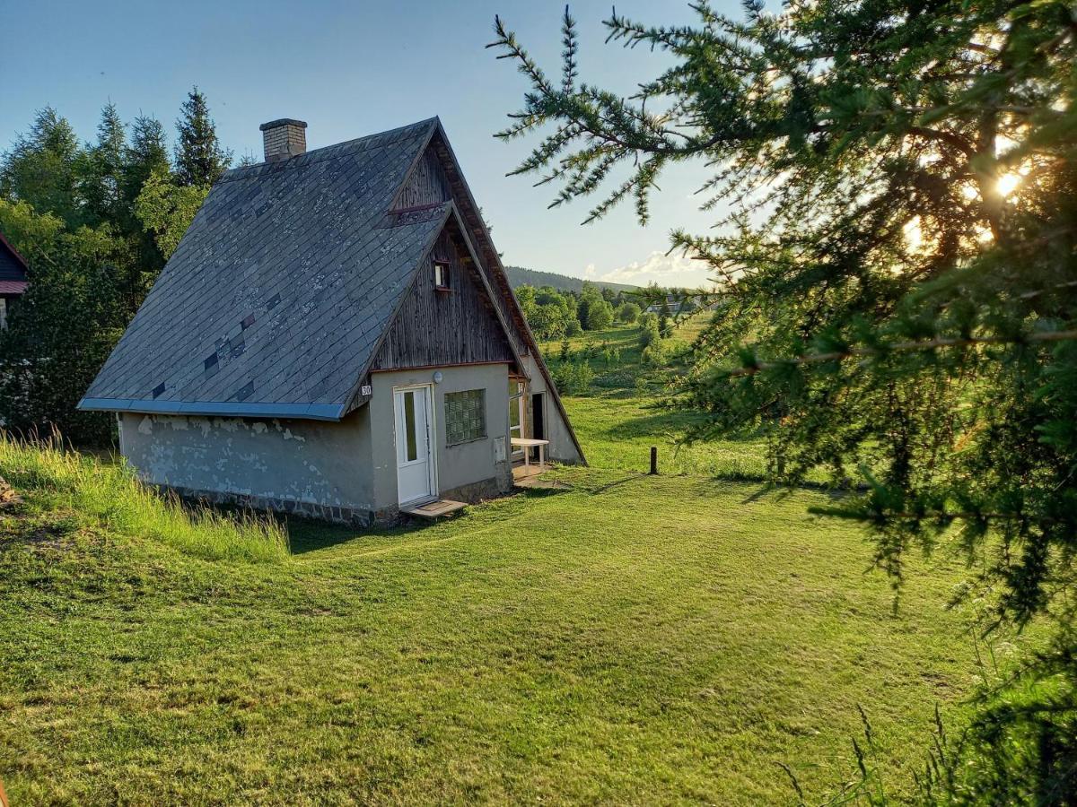 Chaloupka Na Vrsku Villa Loucna pod Klinovcem Luaran gambar